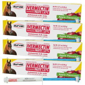 Ivermectin Paste 1.87% Horse Wormer | Pack of 4